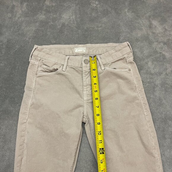 MOTHER Jeans Womens Size 26 Looker Ankle Fray Grey Mist Wash USA Made - Picture 6 of 16